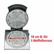 Rommelsbacher WA1000/E Automata gofrisütő 1000W